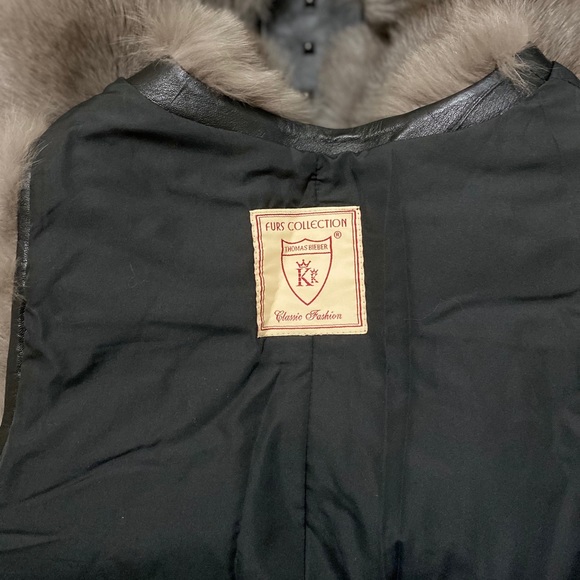 Genuine Fox Fur & Leather Vest - Picture 5 of 5